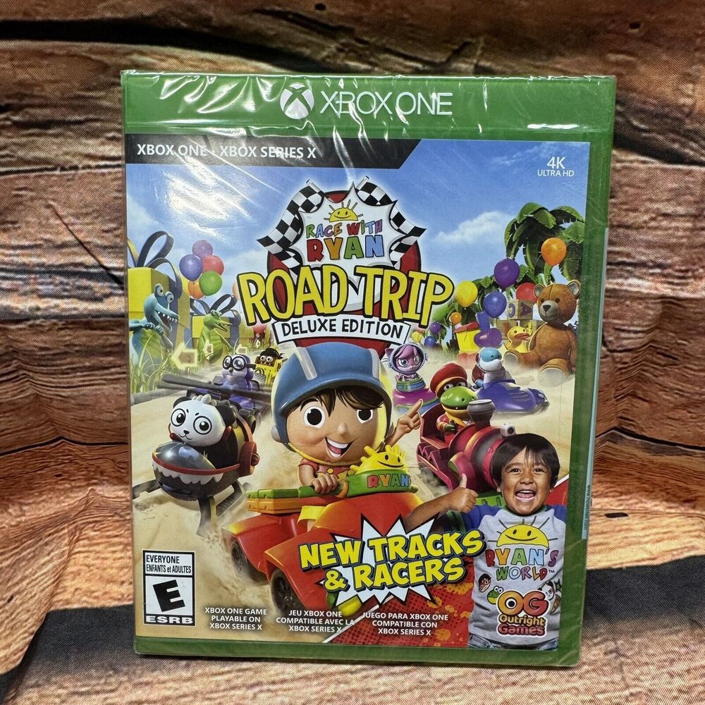 Race With Ryan Road Trip Deluxe Edition Xbox Game Microsoft Racing New/Sealed